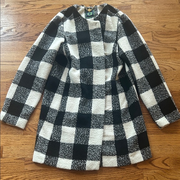 C. Wonder Jackets & Blazers - C. Wonder Black and White Checkered Coat Size Small
